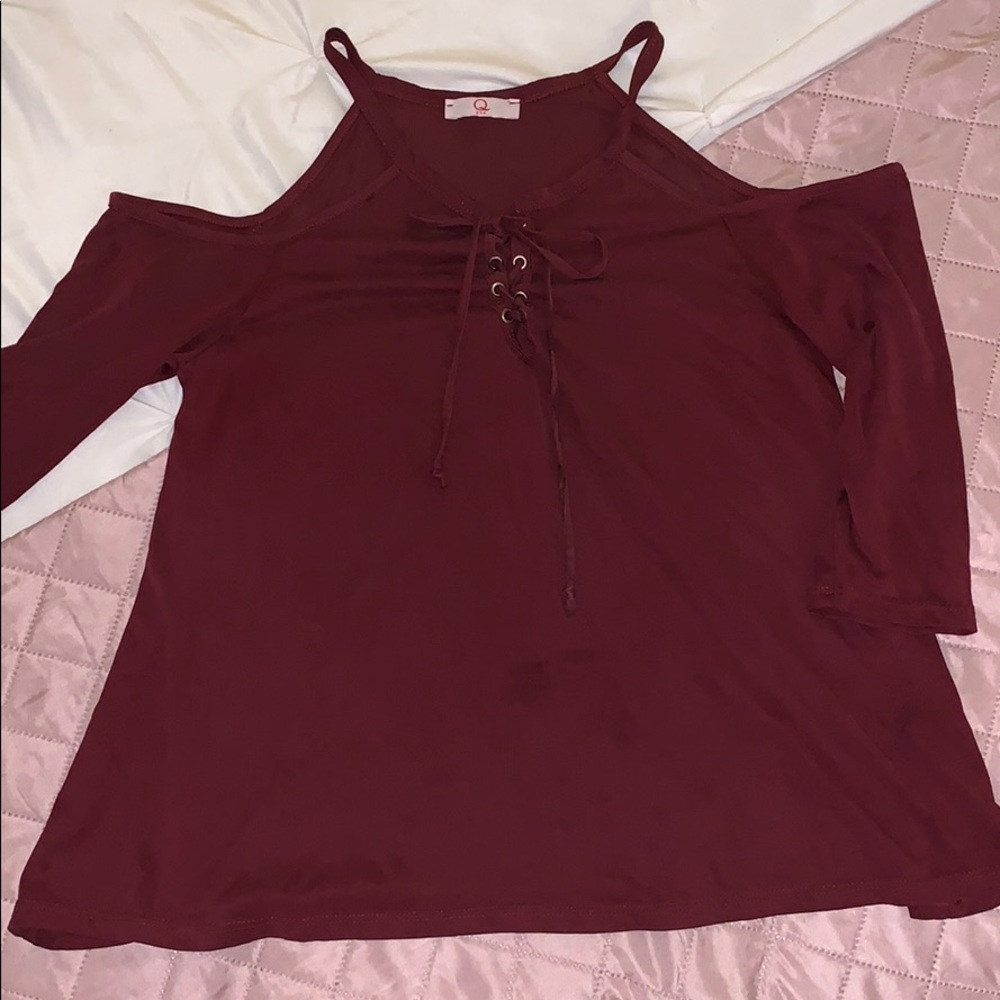 Maroon Blouse